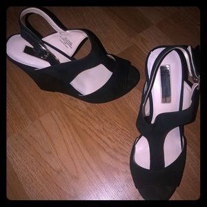 Sexy Black Wedges